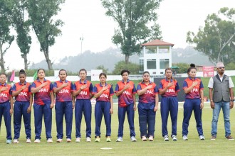 एसीसी महिला टी-ट्वान्टी च्याम्पियनसिप : नेपाल समूह 'बी' मा